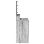 vidaXL Coiffeuse Sonoma gris 50 x 41 x 135 cm Bois d'ingénierie