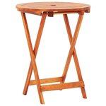 vidaXL Ensemble à manger d'extérieur pliable 3 Pièces Bois d'eucalyptus