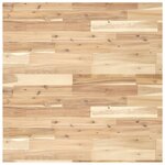 vidaXL Dessus de table carré 90x90x2 cm bois massif d'acacia