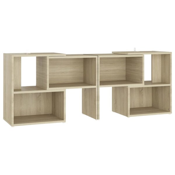 vidaXL Meuble TV Chêne sonoma 104x30x52 cm Bois d'ingénierie