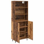 vidaXL Haut Armoire Bois Ancien 69 5 x 34 x 180 cm