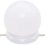 vidaXL Coiffeuse avec LED Sonoma gris 86 5x35x136 cm