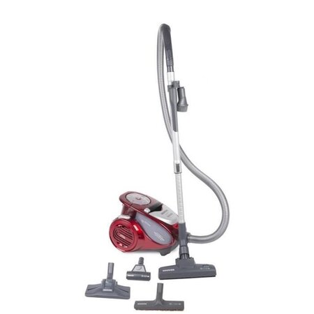 Hoover xp81_xp25 aspirateur traineau sans sac xarion pro - 75 dba - 4 a - spécial animaux - rouge