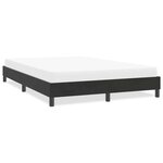 vidaXL Cadre de lit sans matelas noir 140x210 cm velours