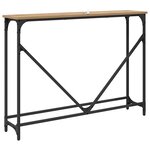 vidaXL Table console Chêne artisanal 102 x 23 x 75 cm