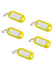 THIRARD - Lot de 5 portes-étiquettes  jaune  50x20mm - THIRARD