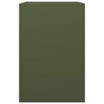 vidaXL Portant de bois de chauffage vert 60x40x60 cm acier