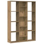 vidaXL Séparateur de pièce/Bibliothèque chêne artisanal 100x24x140 cm