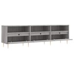 vidaXL Meuble TV sonoma gris 150x30x44 5 cm bois d'ingénierie