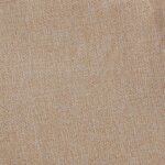 Vidaxl rideaux occultants aspect lin et crochets 2 pièces beige 140x245cm