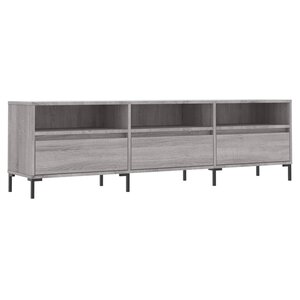 vidaXL Meuble TV sonoma gris 150x30x44 5 cm bois d'ingénierie