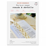 FRENCH KITS-French'Kits - DIY - Marque-pages - Noeuds & Dentelle-Kit créatif fabriqué avec amour en France