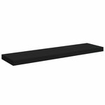 vidaXL Étagère murale flottante noir 90x23 5x3 8 cm MDF