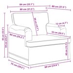 vidaXL Ensemble de Canapés 2 pc Bleu tissu