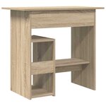vidaXL Bureau Chêne sonoma 80x45x74 cm Bois d’ingénierie