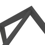 vidaXL Cadre de lit d'enfant avec tiroirs Gris foncé Pin 90x200 cm