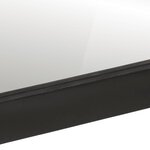 vidaXL Miroir de salle de bain 55x1x60cm verre et bois massif manguier