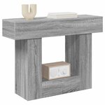 vidaXL Gris Sonoma 101 x 30 x 74 cm