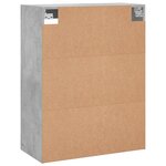 vidaXL Armoire murale gris béton 69 5x34x90 cm