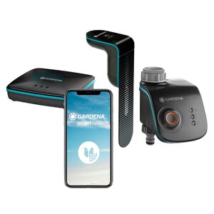 Kit de démarrage d'arrosage connecté Smart Sensor Control de GARDENA