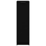 vidaXL Armoire à chaussures noir 30x35x100 cm bois d'ingénierie
