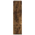 vidaXL Armoire murale de salle de bain Chêne Fumé 20 x 16 x 62 5 cm
