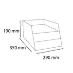Corbeille À Courrier Combo 3 Niveaux Carton Teksto - Gris - X 4 - Exacompta