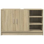 vidaXL Armoire d'évier chêne sonoma 90x29x55 cm bois d'ingénierie