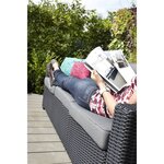 Allibert jeu de canapé de jardin 7 pcs california  graphite 231565