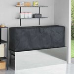 vidaXL Sac de stockage extérieur Noir 200 x 60 x 75 cm Tissu 210D