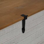 vidaXL Coffre de rangement HALDEN blanc 91x48x47 cm bois massif pin