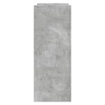 vidaXL Table console gris béton 100x35x90 cm bois d'ingénierie