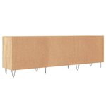 vidaXL Meuble TV chêne sonoma 150x30x50 cm bois d'ingénierie