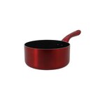 TheKitchenette Casserole 16 cm - Rouge - Aluminium - Tous feux dont induction