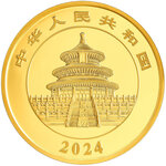 Pièce de monnaie en Or 2000 Yuan g 150 Millésime 2024 CHINA PANDA