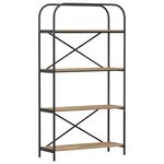 vidaXL Étagère chêne artisanal 80 x 30 x 146 cm Bois d'ingénierie