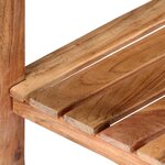 vidaXL Chariot de cuisine 58x58x89 cm Bois d'acacia massif