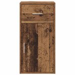 vidaXL Buffet Bois ancien 38 x 34 5 x 75 cm Bois d'ingénierie