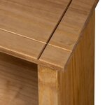 vidaXL Bibliothèque 80x35x110 cm Bois de pin massif Assortiment Panama