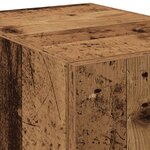 vidaXL Haut Armoire 2 Pièces Bois ancien 30 x 42 5 x 185 cm