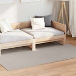 vidaXL Tapis de surface HUARTE Crème 170 x 120 cm Polyester