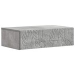 vidaXL Table d'appoint murale 59 x 34 5 x 17 cm Bois d'ingénierie