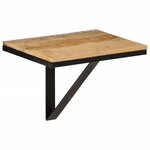 vidaXL Étagère murale 40x30x32 cm bois massif de manguier et fer