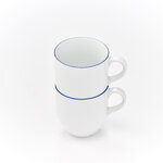 Mug porcelaine bistro 350 ml - lot de 6 - stalgast - porcelaine x100mm