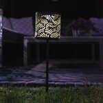 Luxform lampe sur piquet de jardin à led solaire forest