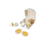 Les oeufs du petit chef en bois