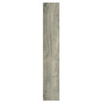 vidaXL Panneaux muraux Aspect bois Gris PVC 2 06 m²