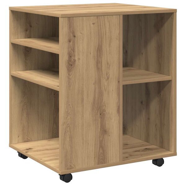 vidaXL Armoire roulante chêne artisanal 60x53x72 cm bois d'ingénierie