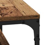 vidaXL Table basse Bois ancien 80 x 50 x 40 cm Bois d'ingénierie