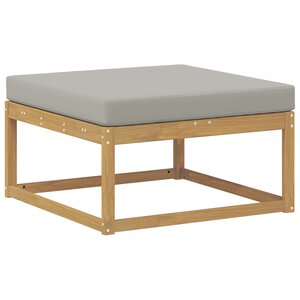 vidaXL Pouf d'Extérieur Polyester Blanc